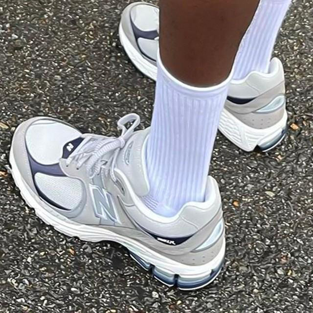 NewBalance2002R gray blue running shoes