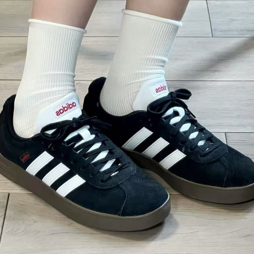 甜瓜体育adidas neo VL Court 减震防滑耐磨 低帮 板鞋 灰HQ1802 - 图1