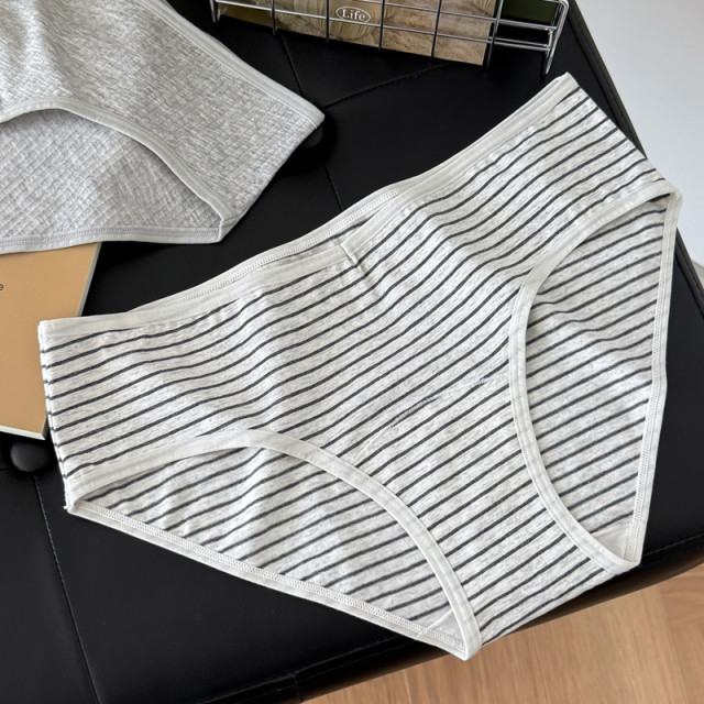 Healthy and comfortable cotton mid-low waist underwear for women 100% cotton