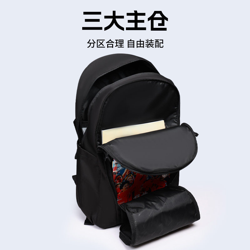 Li Ning Sports Backpack New Outdoor Travel Bag Commuting Men's and Women's Casual Backpack Computer Student School Bag Authentic