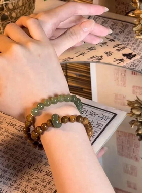 桶珠手串菩提念珠佛珠项链多圈文玩精品男女手链