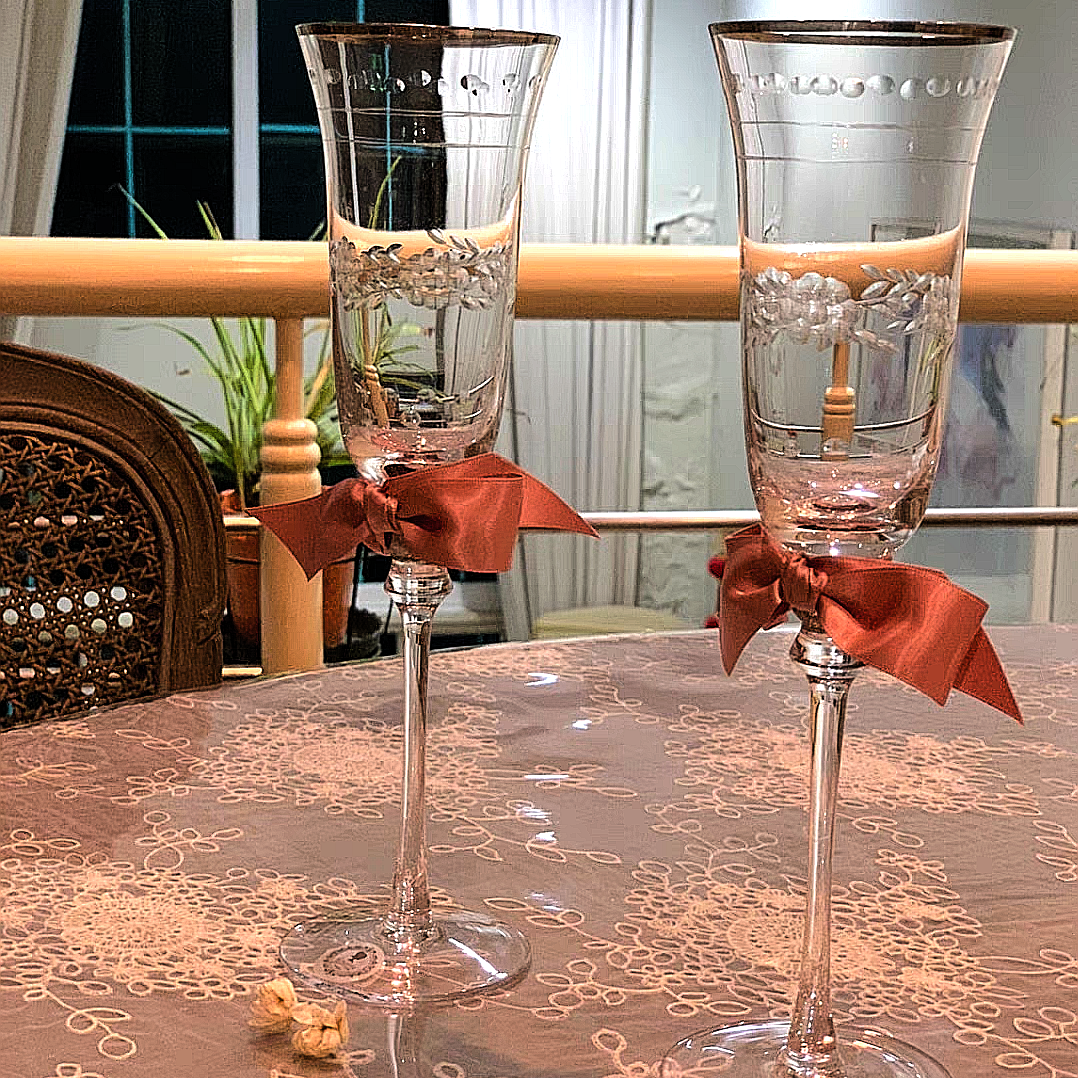 du家原创雕花香槟杯 经典复古 纯手工雕刻高颜值香槟杯 葡萄窖主 - 图0