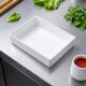Straight side display plate duck goods presentation anti-fall cold dish plate