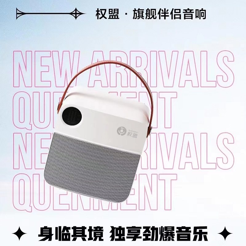权盟旗舰伴侣音响声卡一体机麦克风话筒手机无线蓝牙直播家庭用全