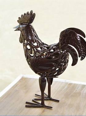 桌面装饰艺术品摆件金属动物造型