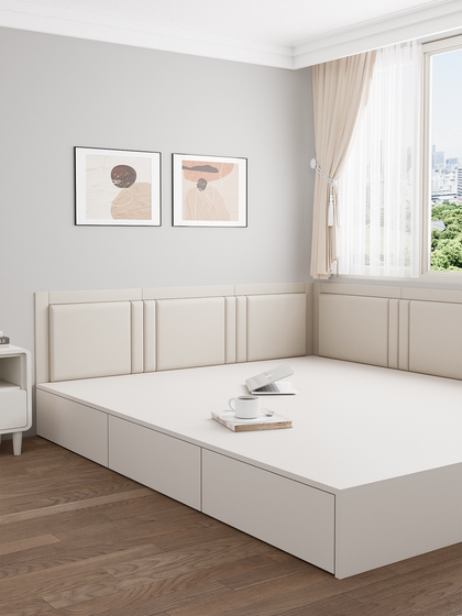 Customized cat claw leather tatami wall surround, soft wrap for backrest, children's anti-collision kang surround, bed surround, headboard soft wrap, self-adhesive