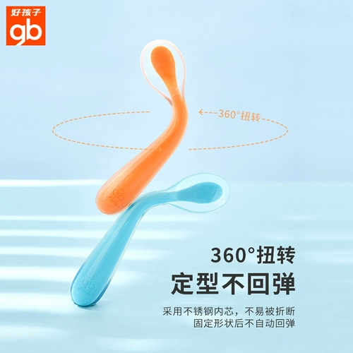 Детская силиконовая ложка, посуда для новорожденных для прикорма для еды