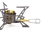 Шведское производство primus titanium titanium chrine -кронштейна ветропроницаемые и высокоэффективность, многопрофильные дрова, газовая и газовая кулинара.