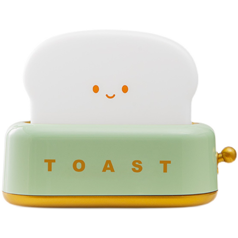 TOAST面包机情感小夜灯柔和调光自由亮度定时关灯趣味开关床头灯 - 图2