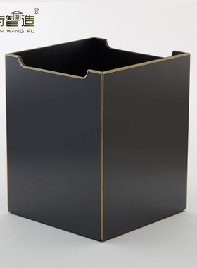 新中式风样板房间垃圾桶装饰品