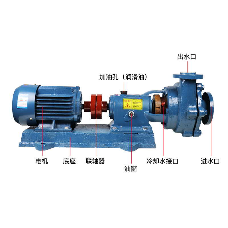 UHB耐腐耐磨砂浆泵压滤机入料泵抽沙泵抽沙机杂质泵污水泵化工泵-图3