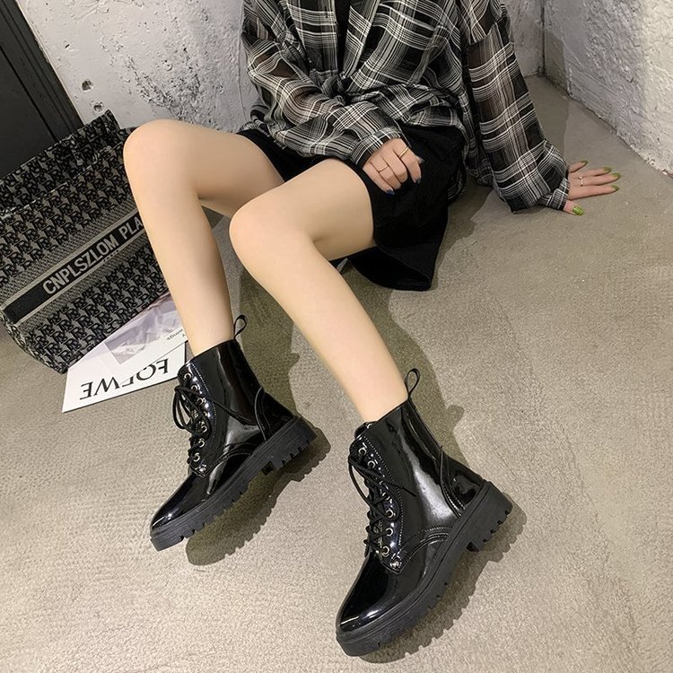 2020新款短筒马丁靴女短靴子女靴皮靴boots shoes 女鞋women