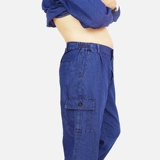 Летний джинсовый хлопковый тонкий комбинезон