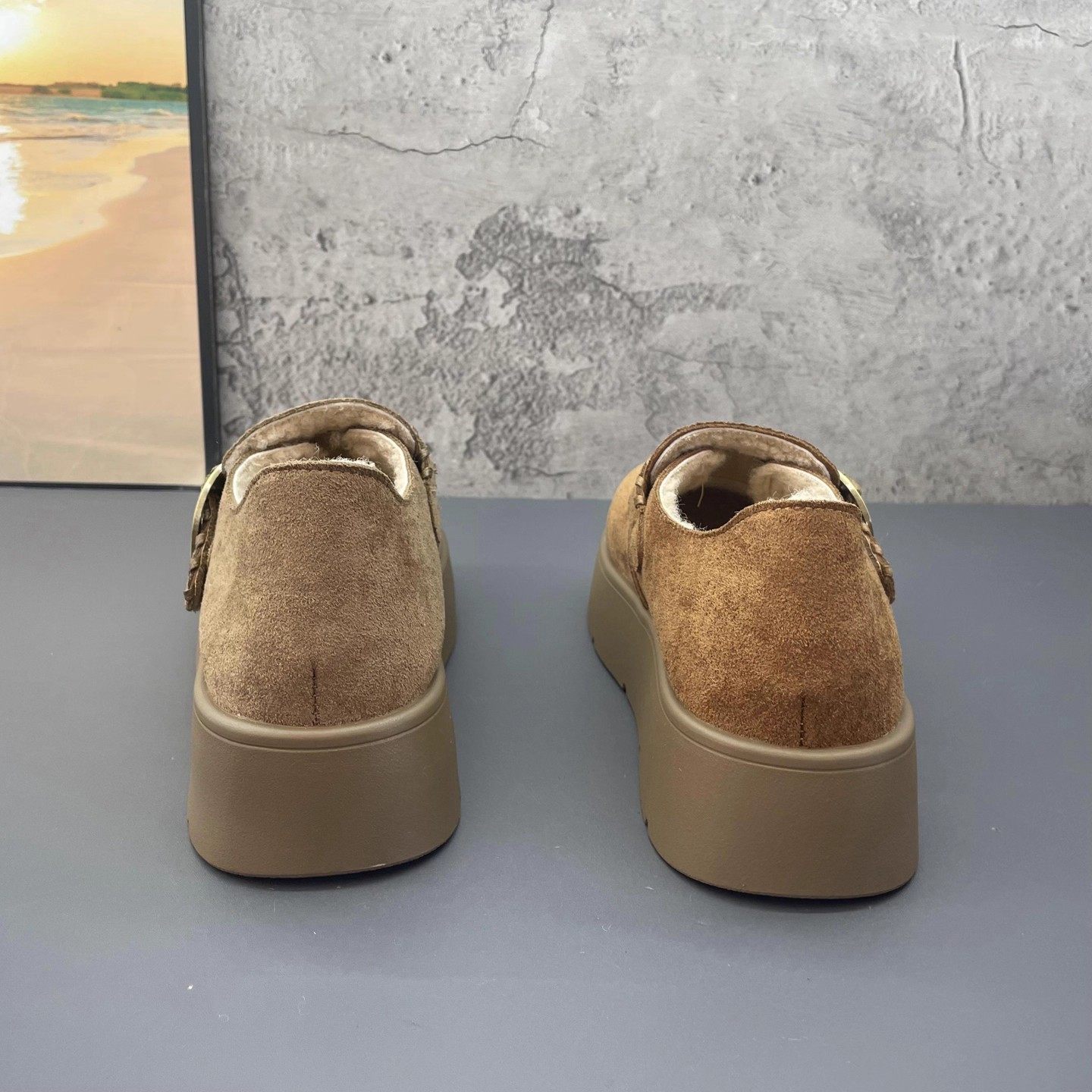 复古厚底增高勃肯鞋女2025年冬季女鞋新款加绒保暖棉鞋雪地靴冬鞋,淘宝优惠券,粉丝福利购,淘宝优惠卷