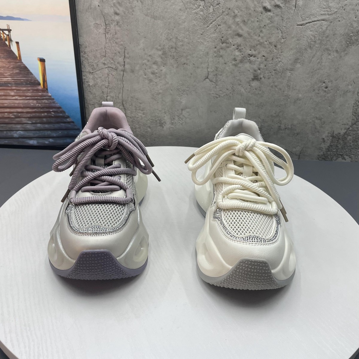 2025秋季新款撤柜断码真皮松糕厚底小个子增高学院运动老爹鞋女鞋,淘宝优惠券,粉丝福利购,淘宝优惠卷