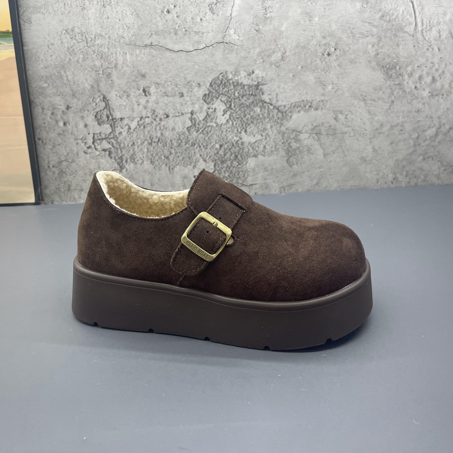 2025冬季新款加绒保暖勃肯鞋女厚底复古外穿博肯鞋绒面舒适女棉鞋,淘宝优惠券,粉丝福利购,淘宝优惠卷