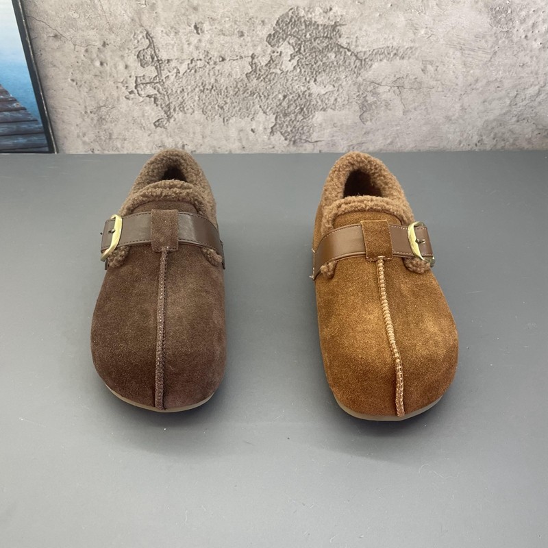 全真皮复古内增高加绒女棉鞋2025撤柜断码冬季新款吐司勃肯鞋女鞋,淘宝优惠券,粉丝福利购,淘宝优惠卷