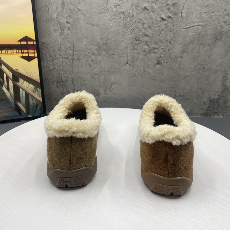 简约舒适保暖小土豆勃肯鞋2025秋冬季新款女鞋圆头套脚毛口女棉鞋,淘宝优惠券,粉丝福利购,淘宝优惠卷