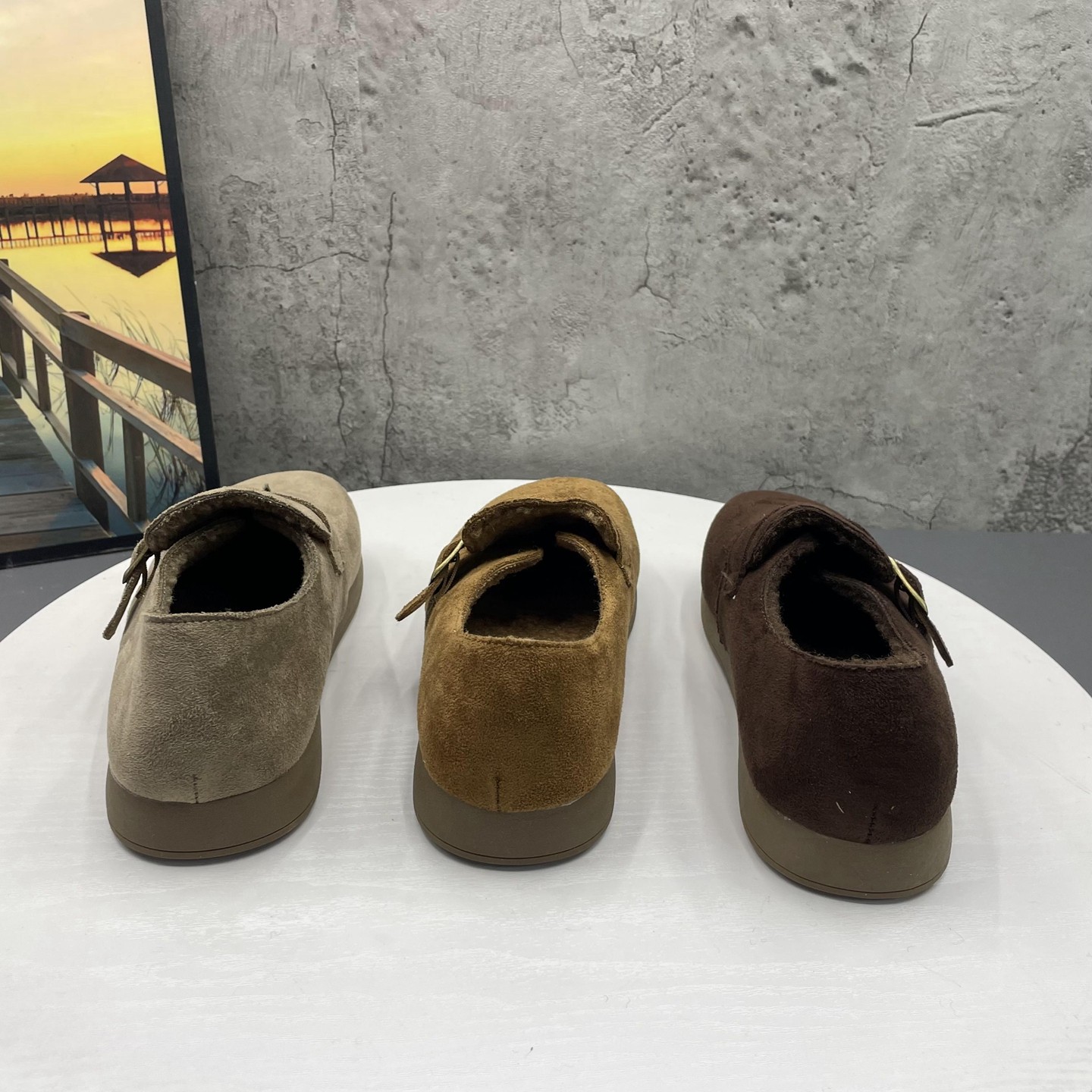 3厘米巨软高弹底加绒勃肯鞋女冬季新款平底复古绒里保暖勃肯鞋女,淘宝优惠券,粉丝福利购,淘宝优惠卷