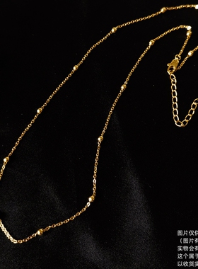 RUKL不掉色高定极简纤细锁骨链
