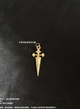 RUKL情侣钛钢原创吊坠不掉色金色