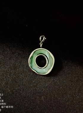 RUKL钛钢原创吊坠不褪色白金色