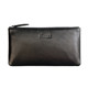 Zipper long wallet leather soft leather men's header cowhide bag female wrist Apple 15 mobile phone bag integrated bag