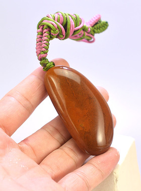 男女毛衣链原石玛瑙水冲裸石吊坠