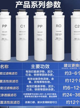 通用海尔净水器300Q2/T2滤芯配件