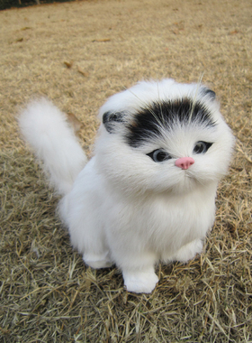 包邮仿真动物猫咪儿童毛绒