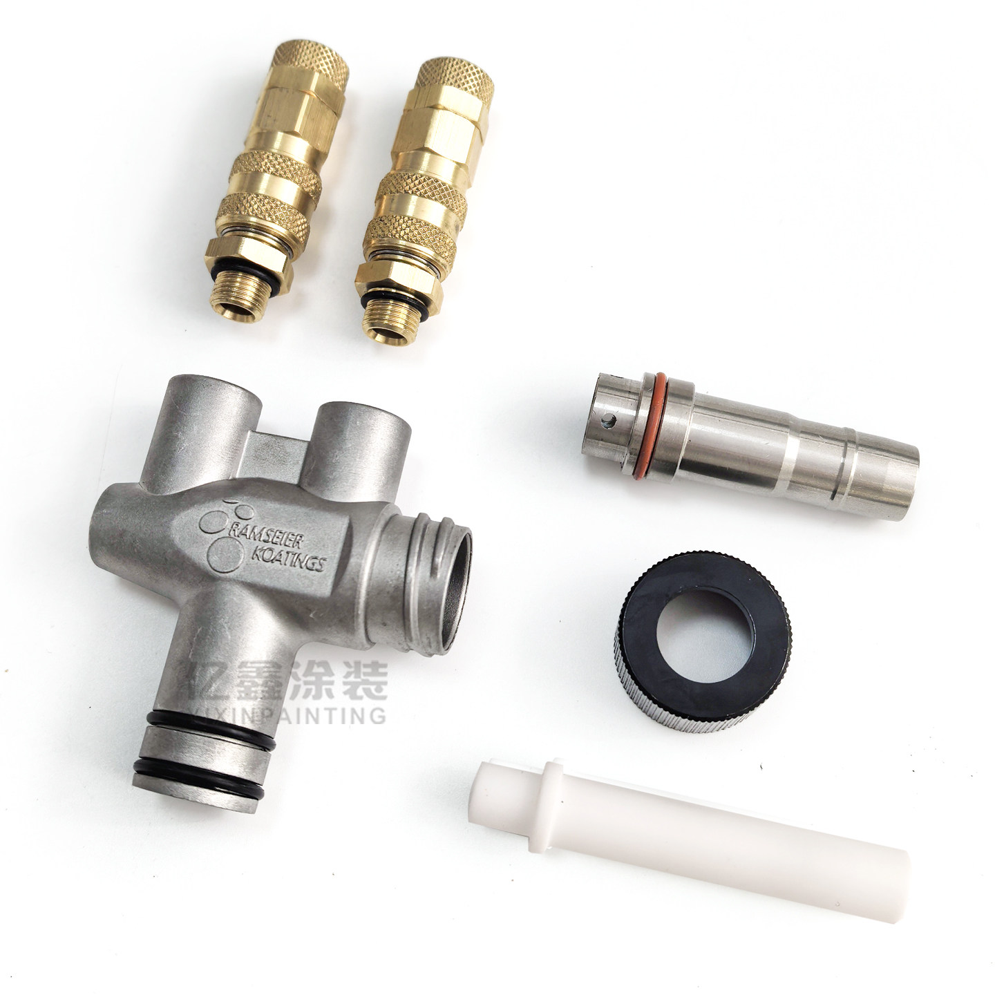 静电粉末喷涂机粉泵裕东替代款依路达喷粉枪文丘里泵涂装设备配件,淘宝优惠券,粉丝福利购,淘宝优惠卷