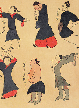 仿真中医馆会所门诊文化装饰画
