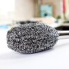 Toilet wire brush with long pole angle for cleaning without hurting your hands or losing wires. Toilet toilet with customized logo.