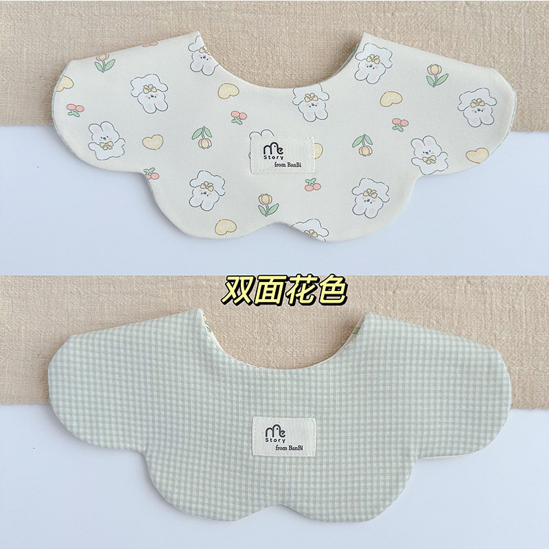 stroy韩版春秋秋季宝宝棉质围嘴婴儿口水巾百搭双面兜围兜0-2岁,淘宝优惠券,粉丝福利购,淘宝优惠卷