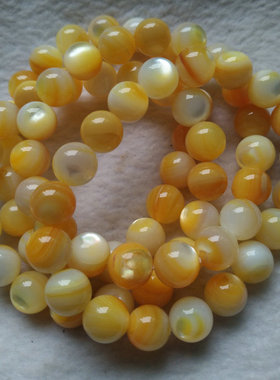 女珍珠母贝手链自然精挑精品珠