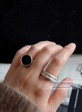 AnnieJewelry中国文字可调节戒指