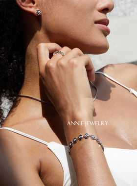 AnnieJewelry黑色帕托石戒指