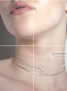 AnnieJewelry满钻字母耳钉