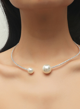 欧美珍珠复古高级感女小众设计