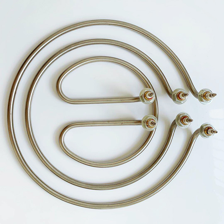 商用煮面炉配件大全蒸包炉加热管卤水桶 304加厚不锈钢圆形发热棒 - 图3