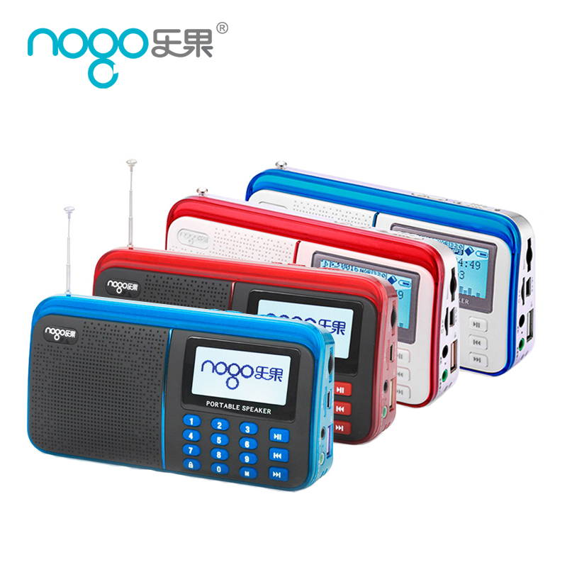 nogo旗舰店乐果R909家用迷你音箱便携式新款插卡全波段收音机老人听戏机唱戏机老年小音响充电MP3随身听插U盘音乐播放器3