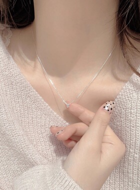 S925纯银～四芒星转运珠项链女轻奢简单小众设计高级感颈链