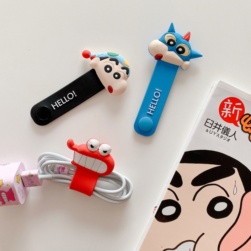 耳机收纳扣绕线器可爱iphone理线器 硅胶式线扣不伤包里其他东西可爱环保无毒 卓达贝尔数码专营店