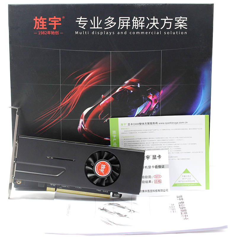 旌宇多屏显卡 AMD RX550 8G DDR5 高速显存 3联屏 高清4K 可转接 - 图1