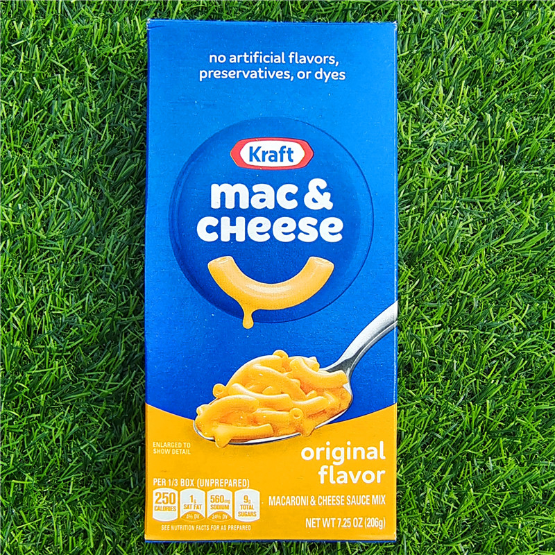 美国卡夫稠滑奶酪芝士通心粉通心面KRAFT MACARONI CHEESE DINNER-图0