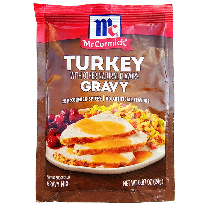 味好美火鸡肉汁调味粉棕色酱汁调料粉McCormick TURKEY GRAVY MIX - 图0