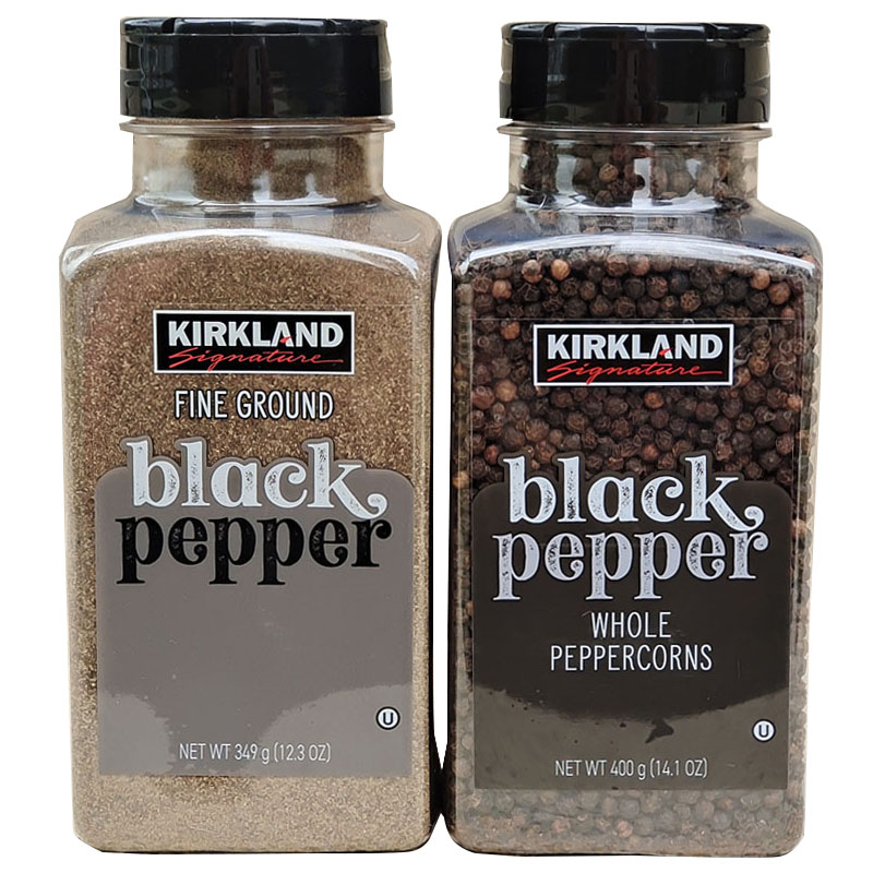 黑胡椒粉粗细研磨胡椒碎烤肉牛排意面调味料GROUND BLACK PEPPER-图0