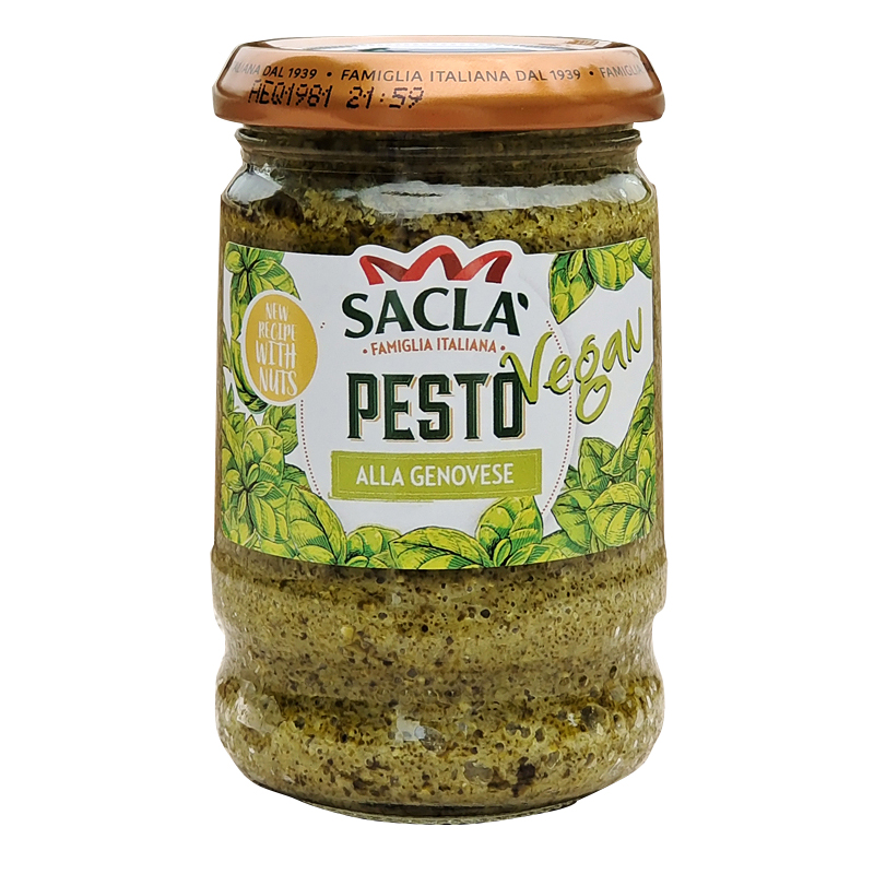 萨克拉橄榄西红柿意粉酱罗勒派斯托意大利面酱SACLA BASIL PESTO-图3