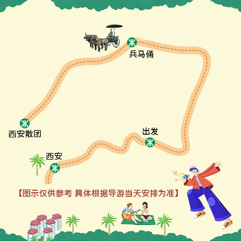 【9/13点兵马俑半日游】秦始皇一日游可选千古情驼铃传奇西安旅游 - 图2