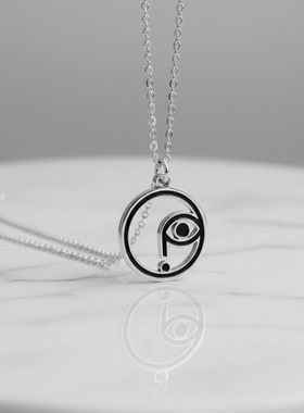 原创设计纯银项链小众设计天使之眼